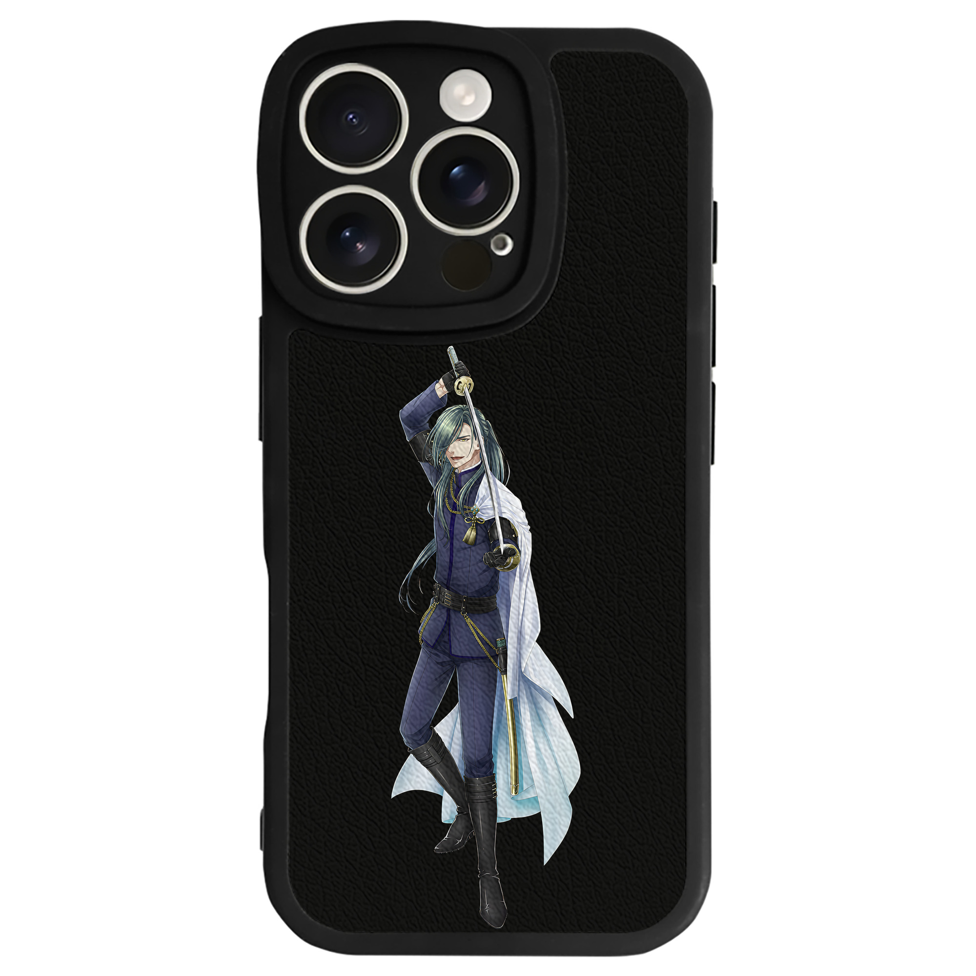 （画像用） 刀剣乱舞 Touken Ranbu 【iPhone 16シリーズ対応】シリコンスマホケース（レザー調） 材質：シリコン